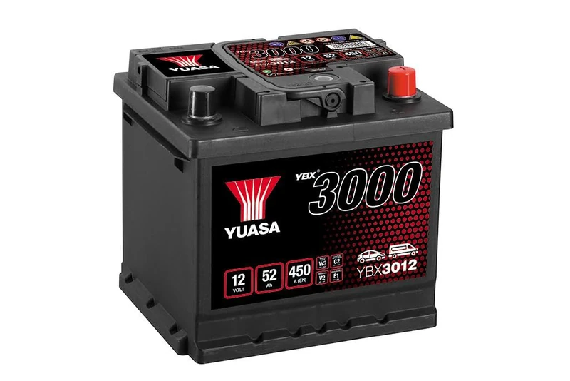 Yuasa YBX3102 12V 42Ah 390CCA Sealed Maintenance Free High Performance Car Battery