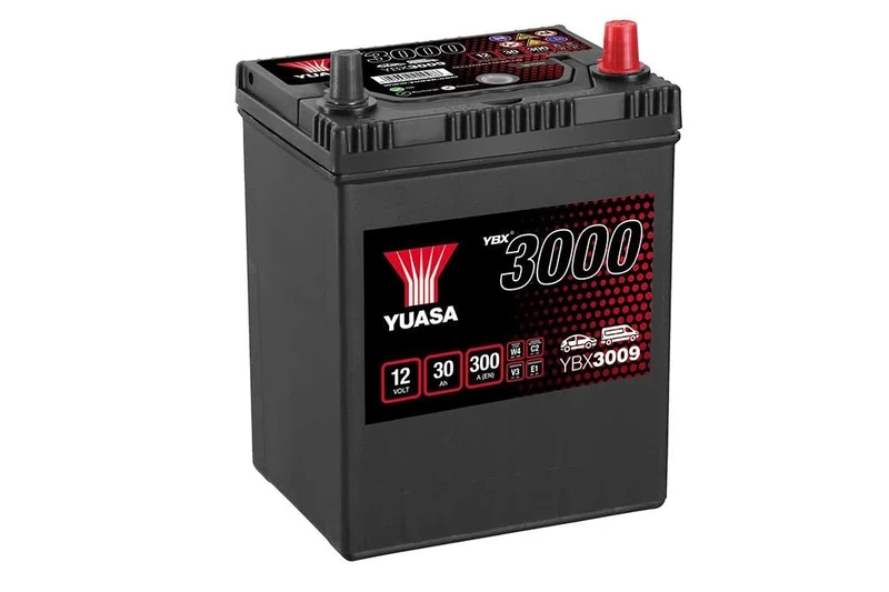 Yuasa YBX3009 12V 30Ah 300CCA Sealed Maintenance Free High Performance Car Battery