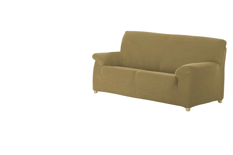 Eysa 4 Squares Polyester Acrylic Elastomer Angelo Sofa and Bed Slip Covers, White