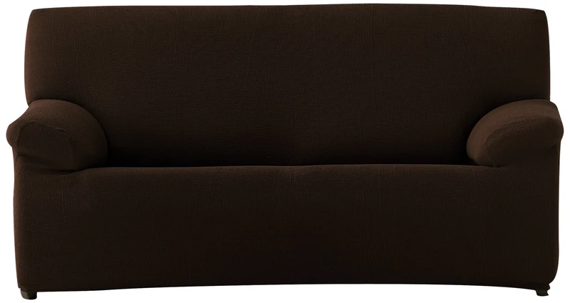 Eysa 3 Squares Polyester Acrylic Elastomer Teide Sofa and Bed Slip Covers, Brown, F733467