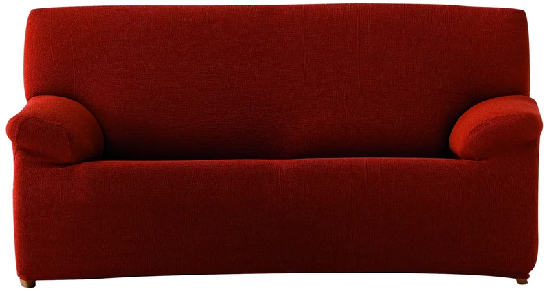 Eysa 2 Squares Polyester Acrylic Elastomer Sofa and Bed Slip Covers, Orange, F723469