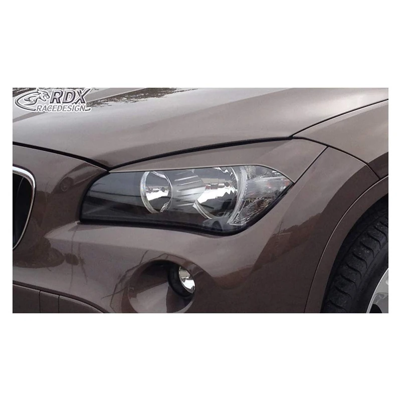 RDX Racedesign Head light spoilers compatible with BMW X1 E84 2009-2012 (ABS)