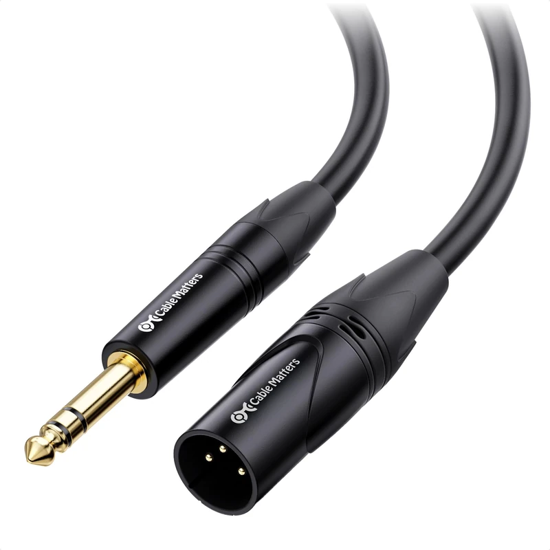 Cable Matters50 Ft 6.25 TRS to XLR Male to Male Cable