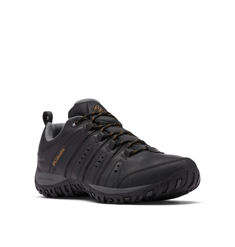 Columbia Men's Woodburn 2 WP waterproof low rise hiking shoes, Black (Black x Caramel), 9 UK - Image 1