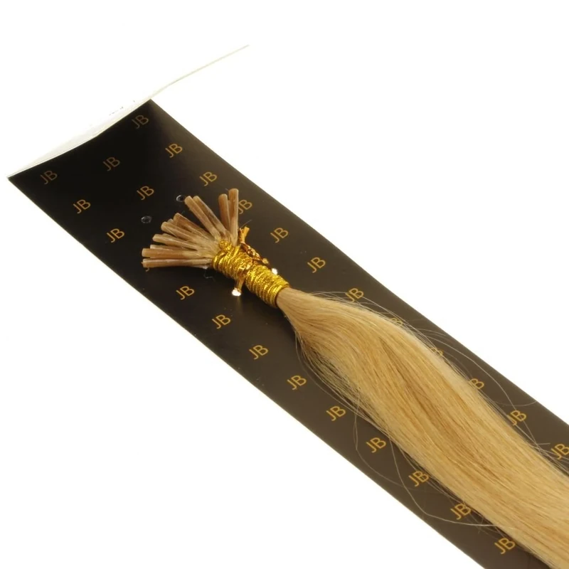Just Beautiful Hair and Cosmetics 60 cm Real Hair Strands 1g Stick Extensions/I-Tip Micro Rings, Remy Hair Extensions