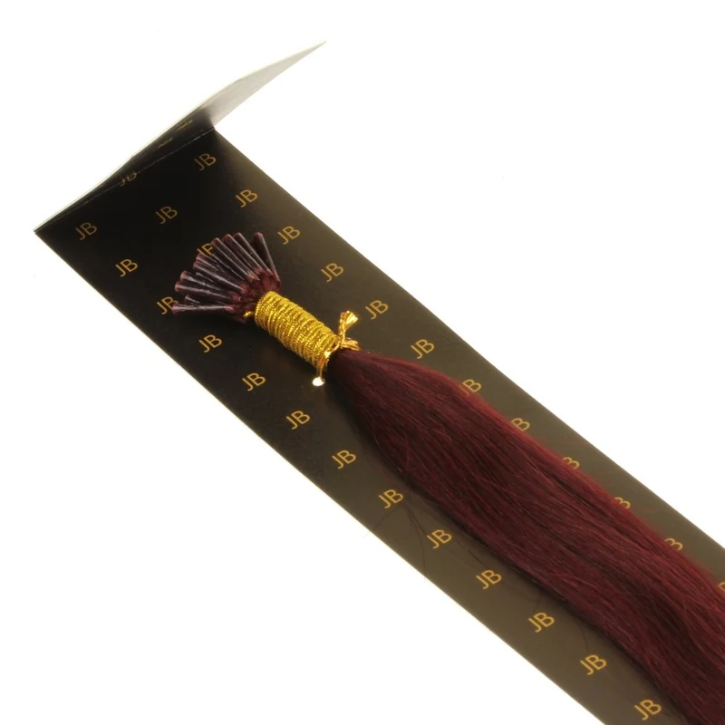 Just Beautiful Hair and Cosmetics 60 cm Real Hair Strands 1g Stick Extensions/I-Tip Micro Rings, Remy Hair Extensions