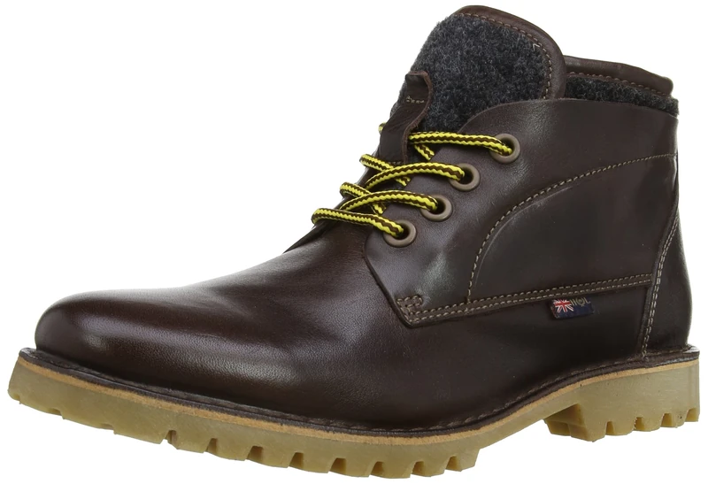 Henri Lloyd Mens Elmsett Chukka Boots F92212 Dark Brown 11 UK, 46 EU