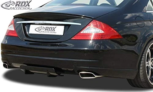 RDX Racedesign Rear bumper skirt 'Diffusor U-Diff' compatible with Mercedes CLS-Class C219 2004-2010 (PU)