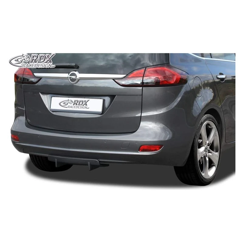 RDX Racedesign Rear bumper skirt 'Diffusor U-Diff' compatible with Opel Zafira Tourer C (P12) 2011- (PU)