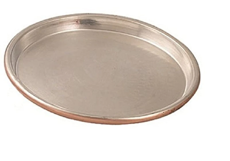 Vigor Blinky 94080-40 Round Tin Plated Copper Baking Tray, 3 cm Edge, 40 cm Diameter