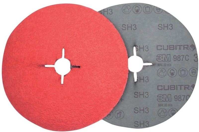 3 M 68053000 – Disc Abrasive Fiber 987 °C P036 + 3 M (125 mm) - Image 1