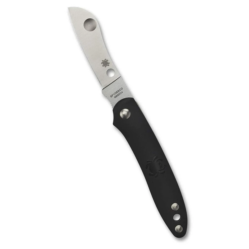 Spyderco Roadie, Black FRN Handle, Sheepfoot Plain