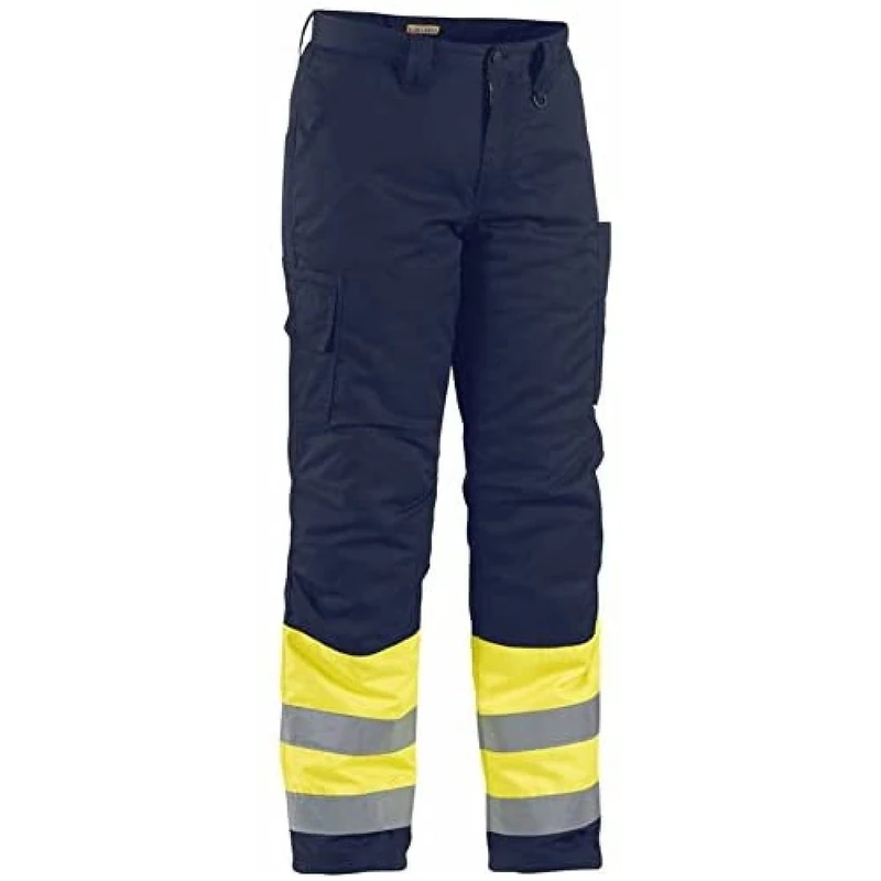 Blakläder 186218113389C156 Size C156 "High Vis" Winter Trousers - Yellow/Navy Blue