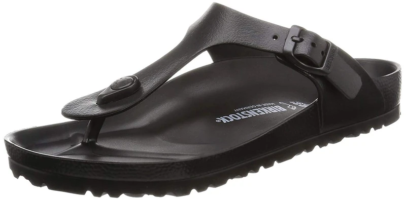 Birkenstock Classic Gizeh Eva, Unisex-Adult Thong Sandals, Black (Black), 5 UK 38 EU