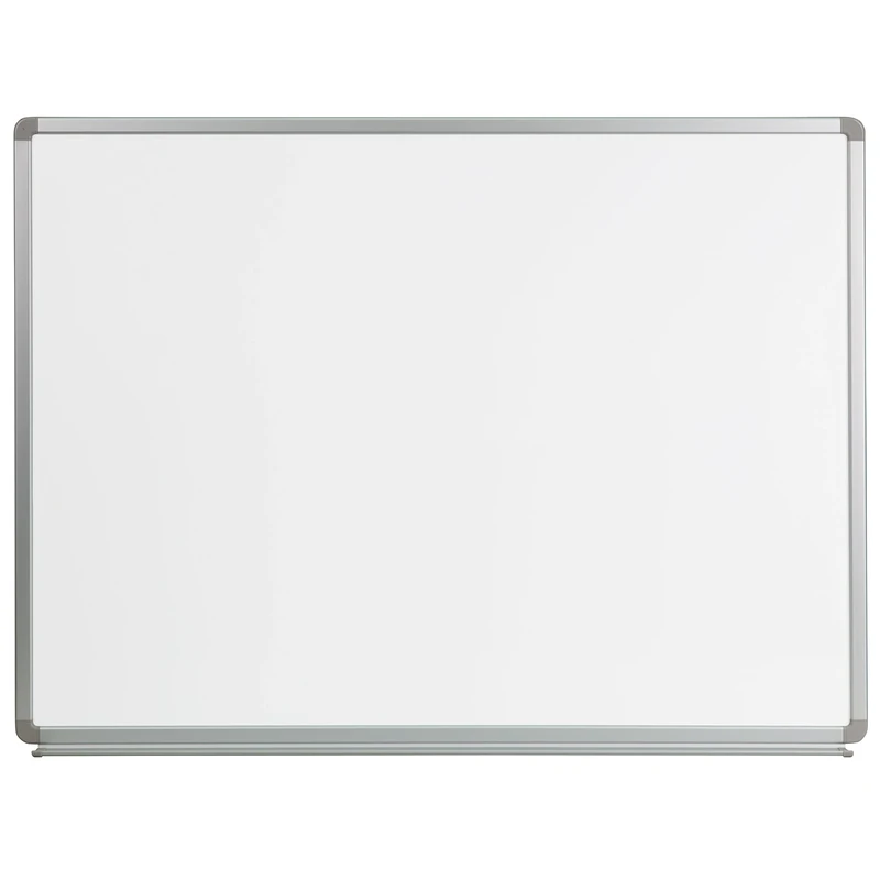 Flash Furniture 4' W x 3' H Magnetic Marker Board,White