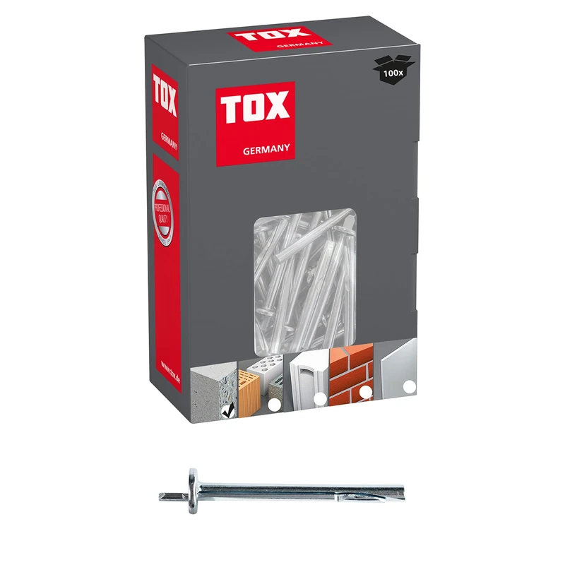TOX ceiling Nail Top 6 x 65 mm, 100 pieces, 08810206