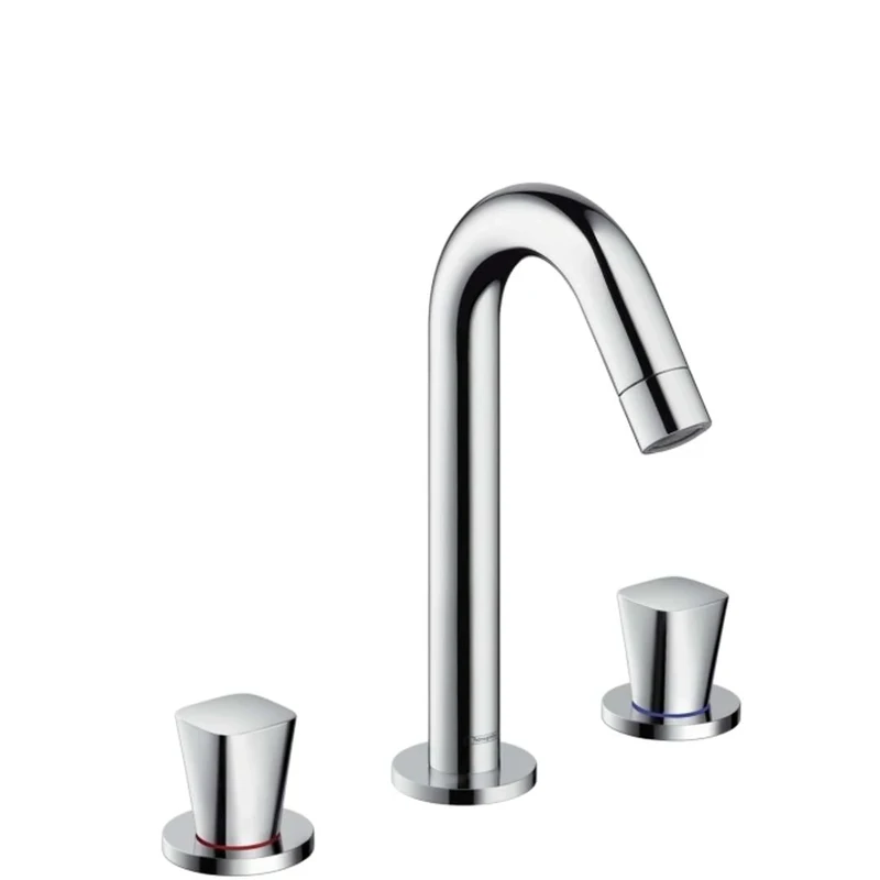 hansgrohe Logis 3-Hole Basin Tap 150, Pop-Up Waste