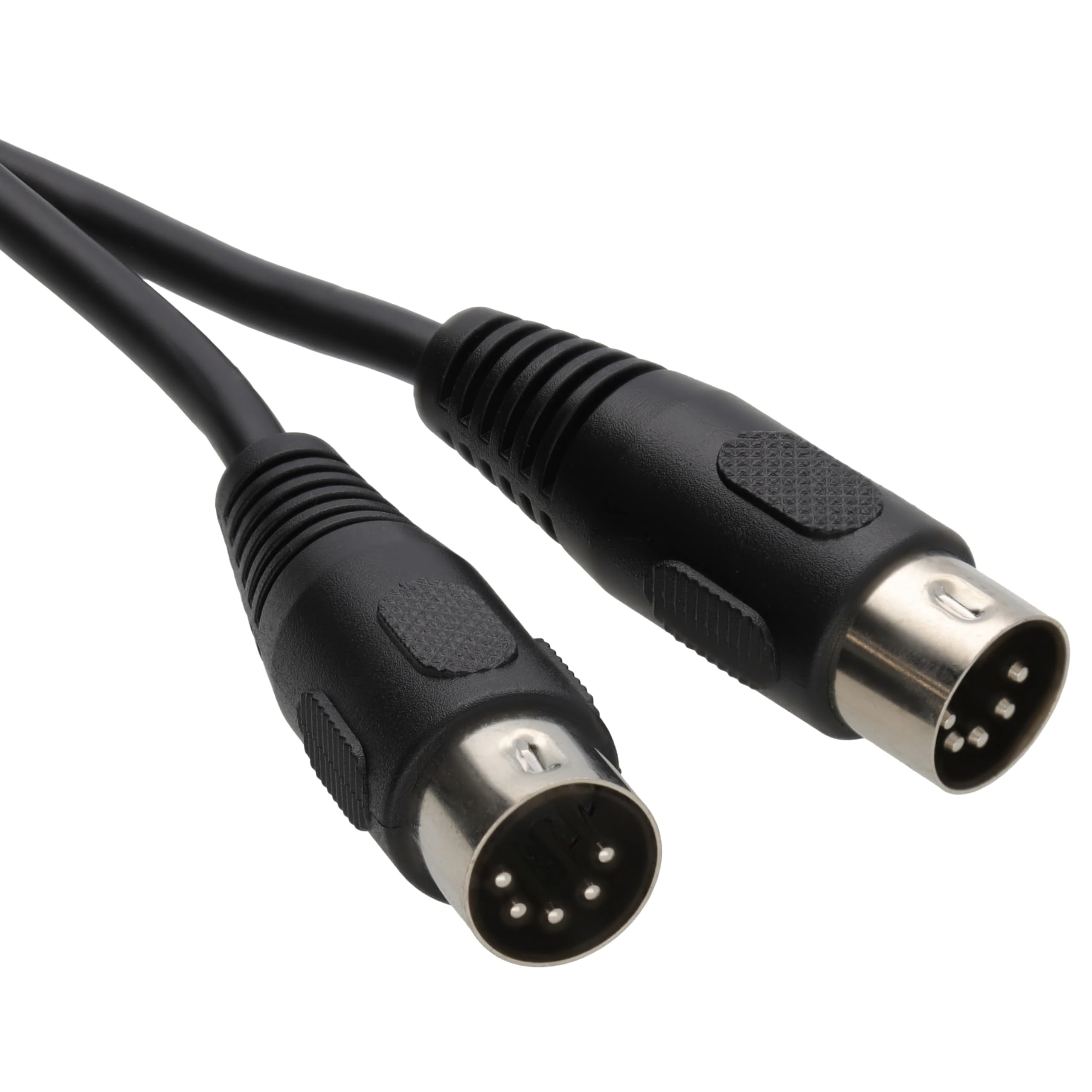 kenable MIDI 5 Pin DIN Plug to 5 Pin DIN Plug Cable 1m Black [1 metres]