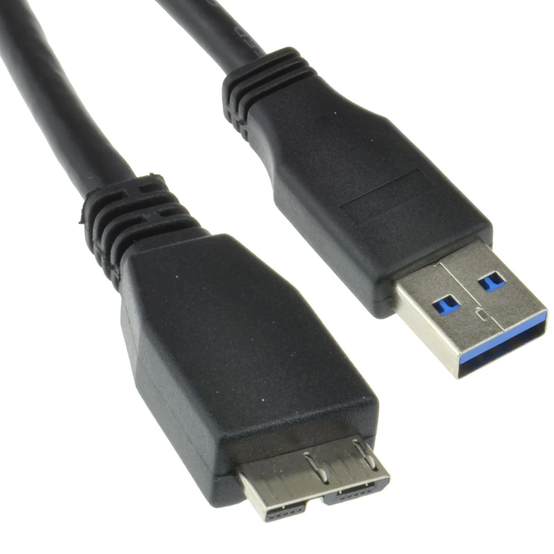 kenable USB 3.0 SuperSpeed A Male to 10 pin Micro B Male Cable Black 1m