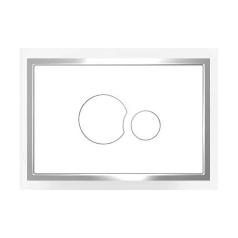 Sanit SK706 Flush-Mounted Actuator Plate Alpine White