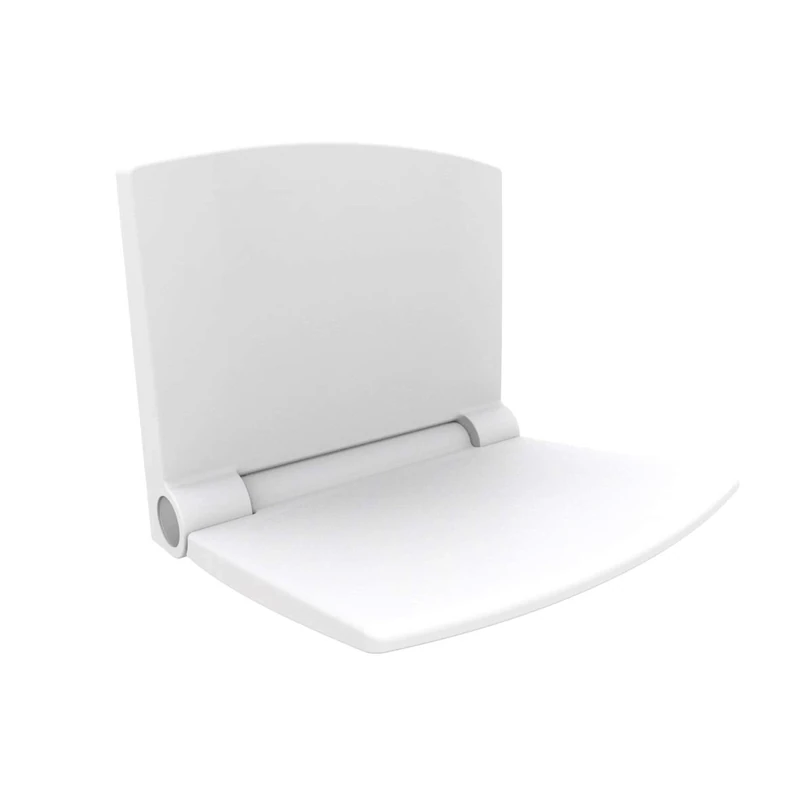 Sanit Lifestyle 54.002.01.0000 Shower Seat for Shower/Bathroom Ergonomic Seat with Soft-Close Mechanism White