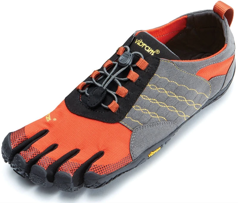 Vibram FiveFingers Men’s Trek Ascent Multisport Outdoor Shoes, Grey (Grey/black/orange),7-7.5 UK(40 EU)