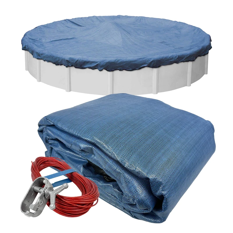 Robelle 4228-4 Premium Mesh XL Winter Cover for 28-Foot Round Above-Ground Pools
