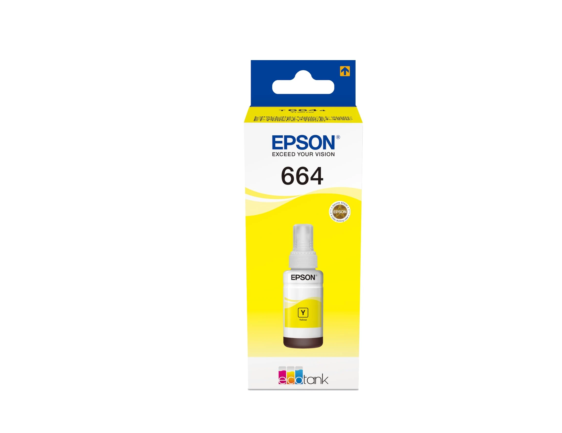 Epson EcoTank 664 Yellow Genuine Ink Bottle