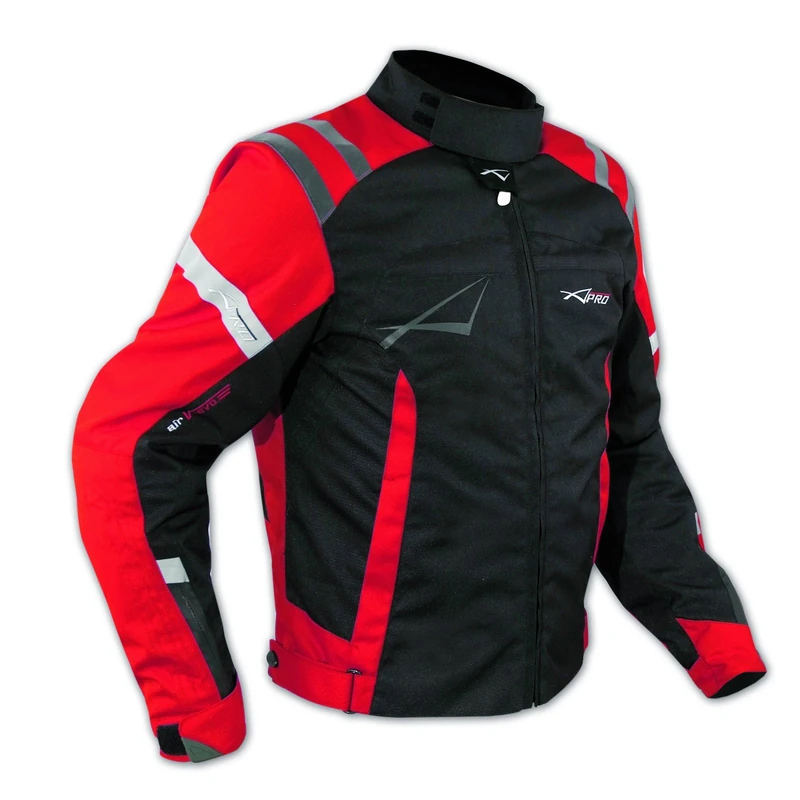 A-Pro Jacket CE Armour Quality Motorcycle Thermal Inner Coating Sport Red L