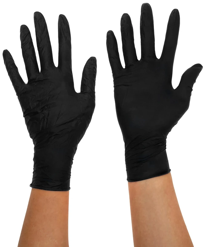 Bodyguards Gl897 Black Nitrile Gloves - Pack of 100
