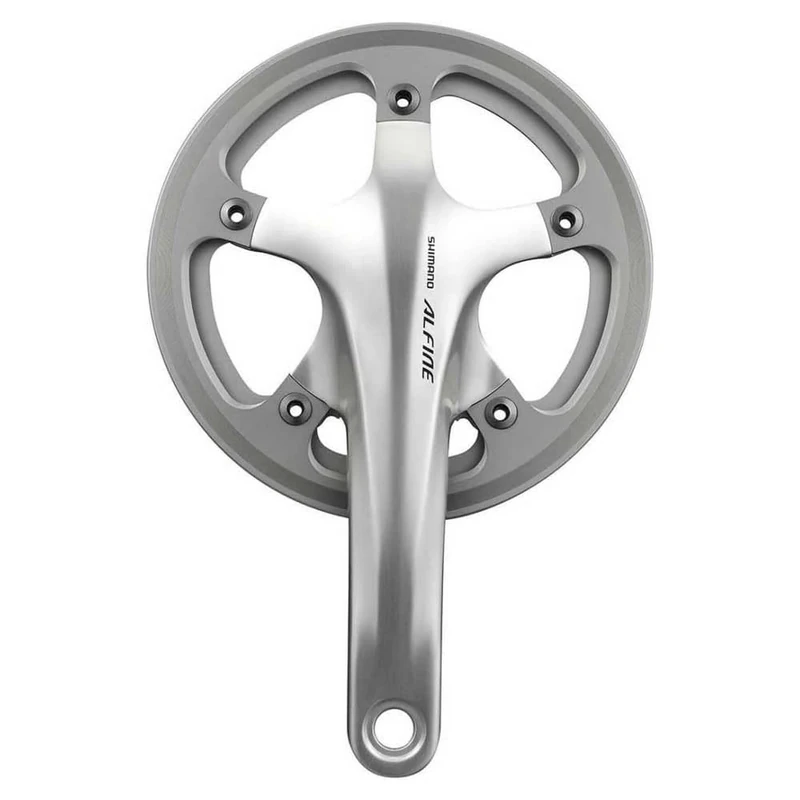 Shimano FC-S501 Alfine 2-piece chainset with single chain guard 170 mm - 42T - silver