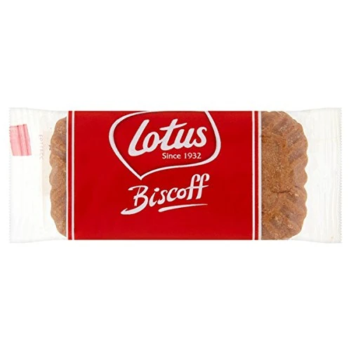 50 Individually Wrapped Lotus Biscoff Caramelised Cafe Biscuits BRITISH FOOD SHOP (BFSLB50)