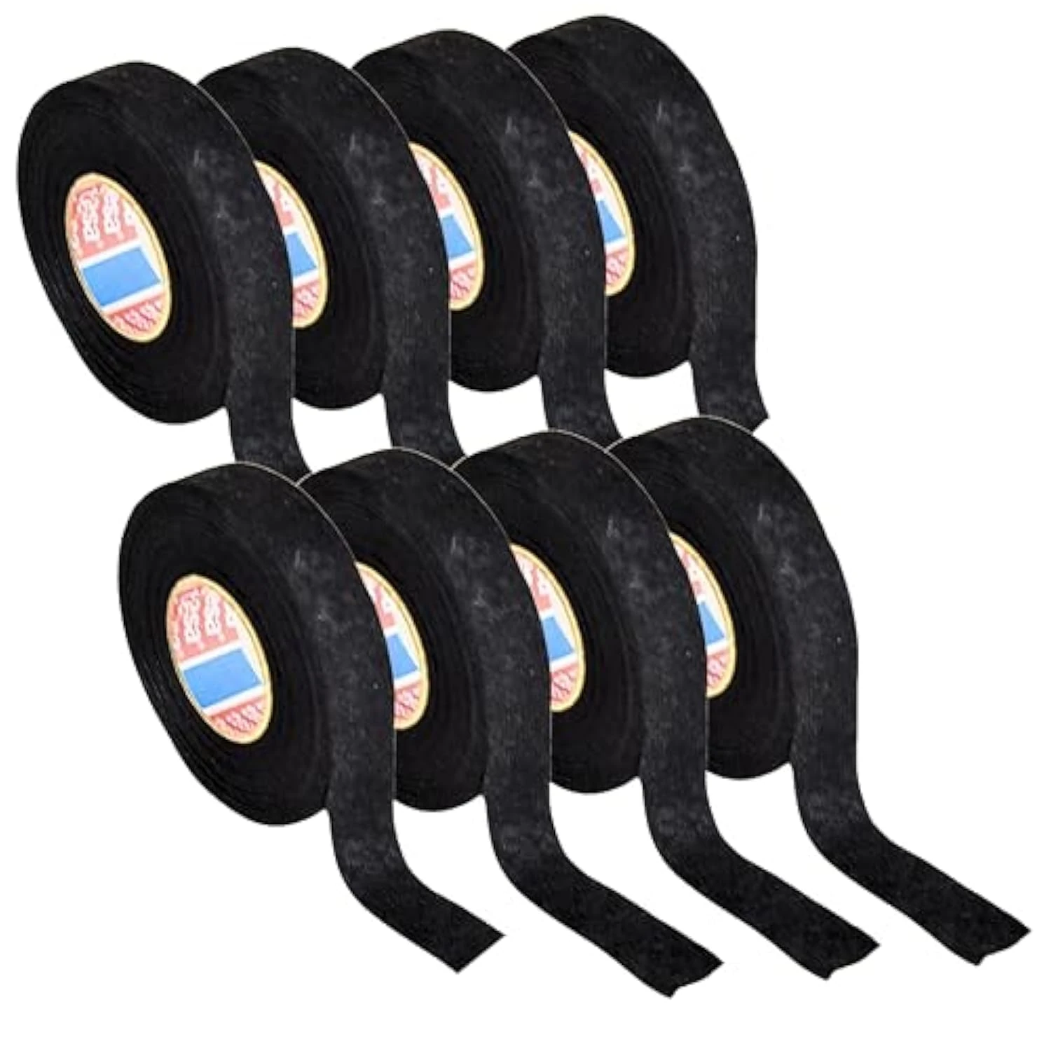 Tesa H5160803 Wiring Harness Loom Tape 19 mm x 15 m Roll, Pack of 8