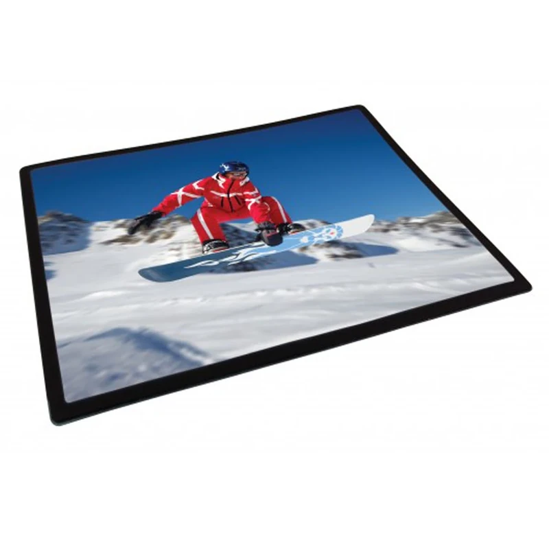 Adventa Personalise Photo Mouse Mat Black Border 8x10 - Ideal use for School, Office or at Home