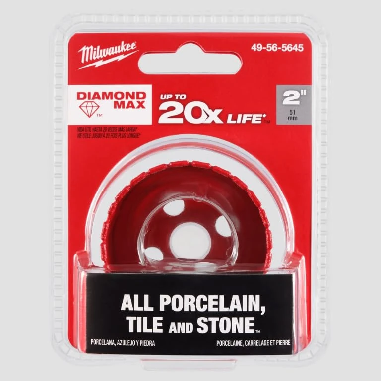 Milwaukee Diamond Hole Saw Diamond Plus, 51 mm, 49565645
