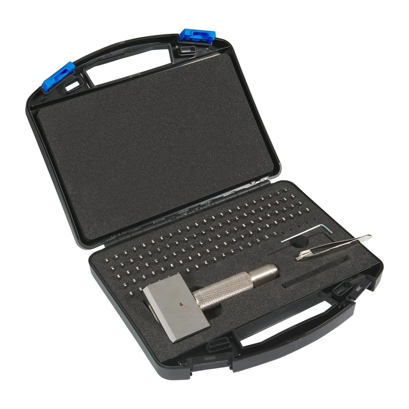 GRAVUREM Europe Type Assortment/Type Set/Type Holder Set/Punch Numbers/Punch Letters - 2.5 mm