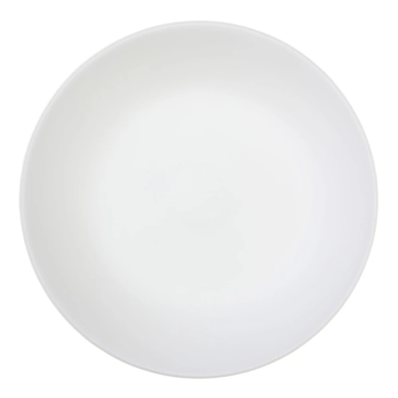Corelle 3121 26 cm Vitrelle Glass Winter Frost White Dinner Plate, Pack of 6