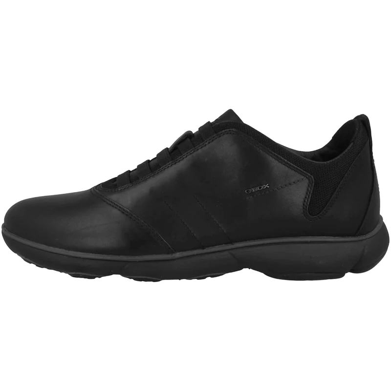 Geox Men's Nebula Low-Top Sneakers, Black, 9 UK