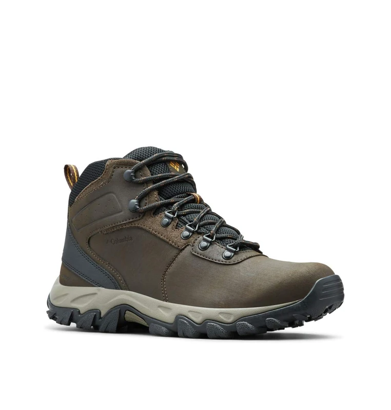 Columbia Men's Newton Ridge Plus 2 WP waterproof mid rise hiking boots, Brown (Cordovan x Squash), 6 UK