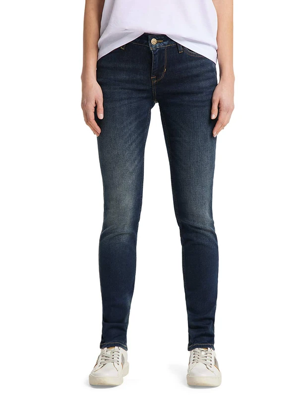 MUSTANG Women's Jasmin Slim Jeans, Blue (Dark Used 586), W28 / L32 (Size: W28/L32) - Image 1