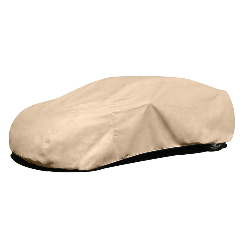 Budge Rain Barrier Car Cover Fits Sedans up to 16'8"" Long|Waterproof |Breathable, tan (RSD-3)