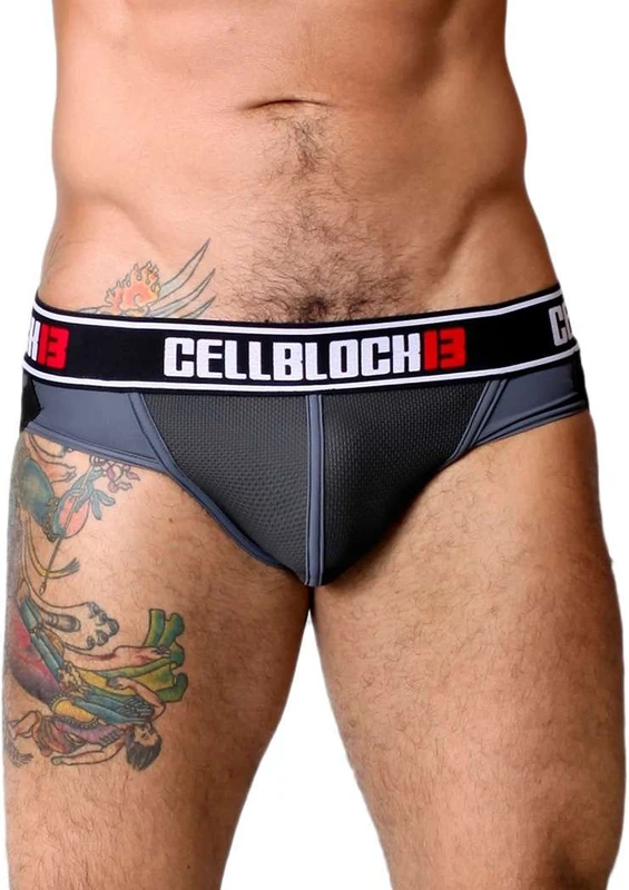 Timoteo CellBlock 13 Deceptor Neoprene Jock Grey XL Pack of 1 - Image 1