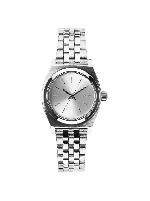 Nixon Women's Quartz Watch Small Time Teller A3991920-00 with Metal Strap