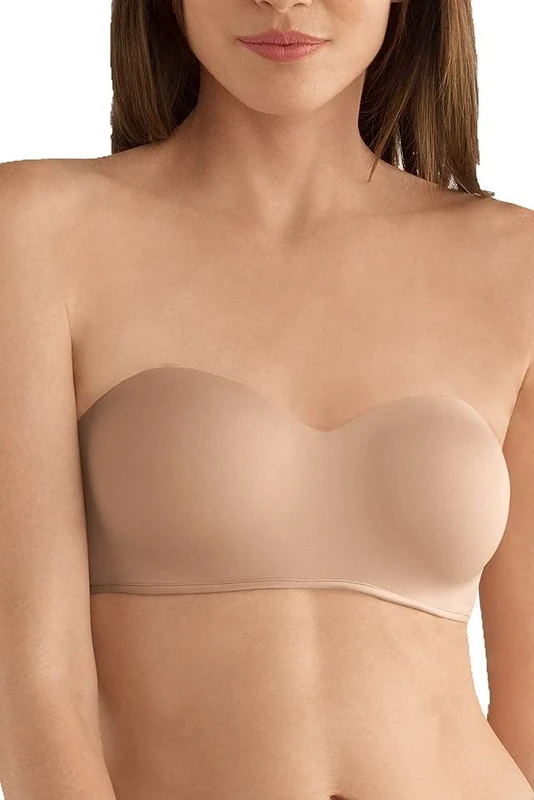 Amoena Women's Barbara Strapless Convertible Underwire Bra, Nude, 38D