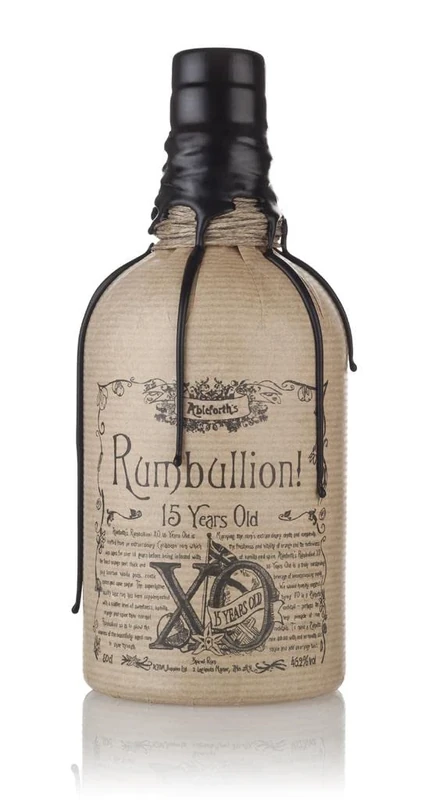 Rumbullion! XO 15 Year Old, 50cl - 46.2 Percent ABV Spiced Rum with Cinnamon, Orange and Sweet Vanilla Notes - Hand-Crafted Caribbean Rum Blended and Bottled in the UK