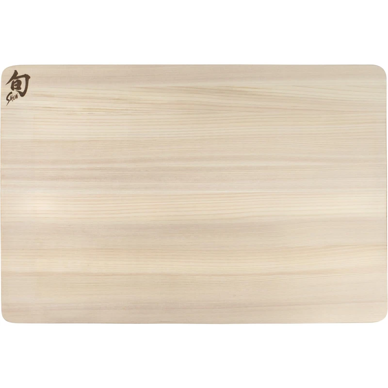 KAI Shun Cutting Board Hinoki, Size L - Japanese Cypress - Dimensions 45.7 x 30.5 x 2 cm Cutting Board Wooden Board for Cutting