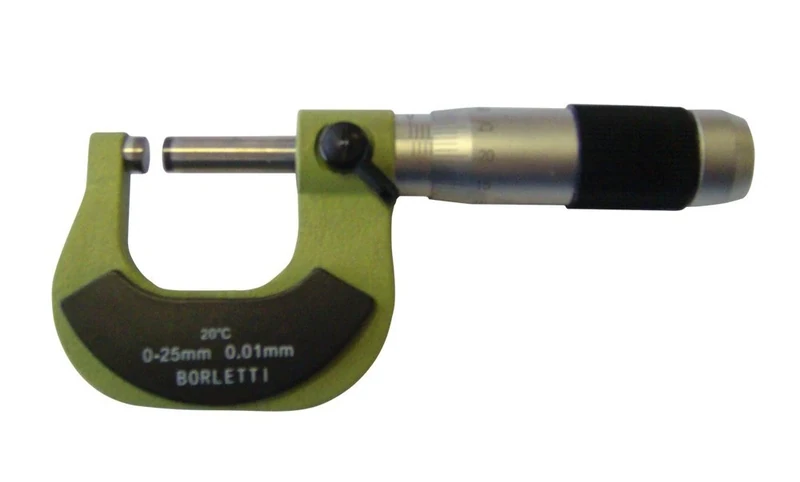 Borletti MELN/1W Centesimal Micrometer for Outdoors-Measuring Range 0-25 Mm - Image 1