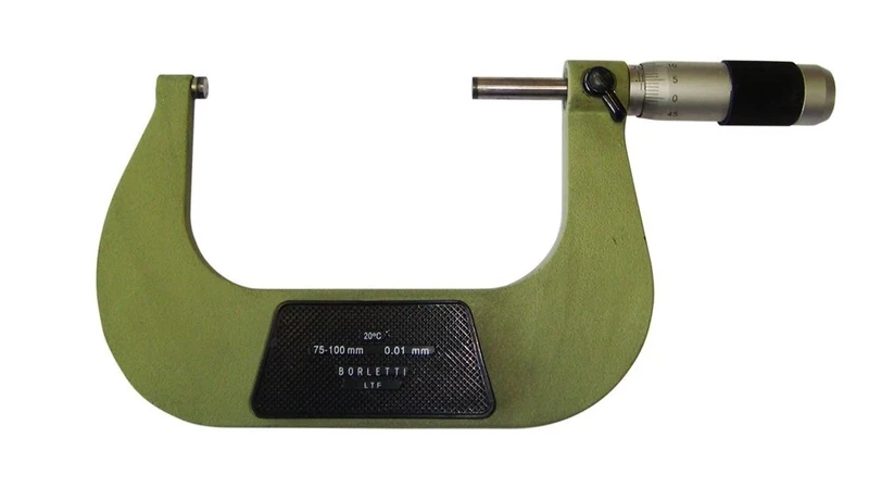 Borletti MELN/4W Outdoor Centesimal Micrometer Measuring Range 75-100mm