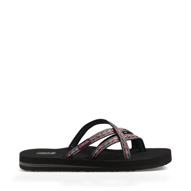 Teva Olowahu W's, womens Flip Flops, Felicitas Black, 6 UK (8 US)