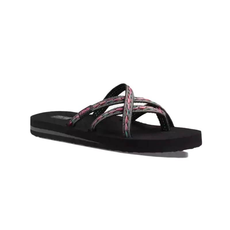 Teva Olowahu W's, womens Flip Flops, Felicitas Black, 9 UK (11 US)